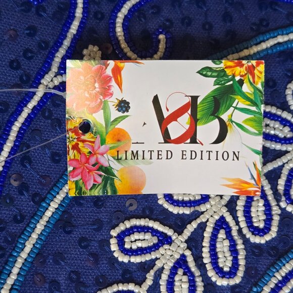 NWT Limited Edition Embellished Tote Sequined Beaded America & Beyond - Picture 3 of 12